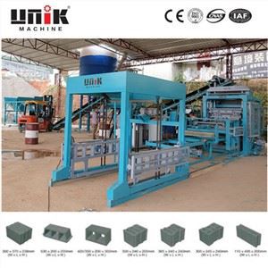Jalur produksi blok beton