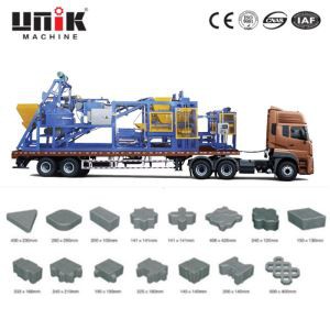 Mesin Pembuat Blok Beton Bergerak